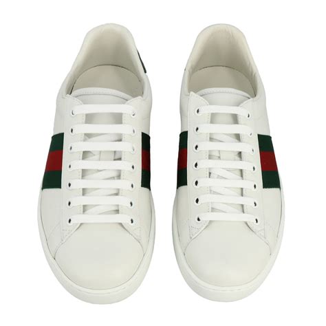 scarpe gucci bianche e nere|sneakers gucci su farfetch.